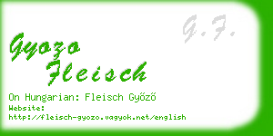 gyozo fleisch business card